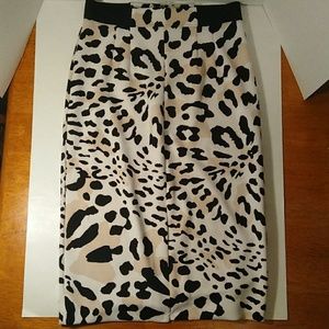 Leopard print Worthington pencil skirt